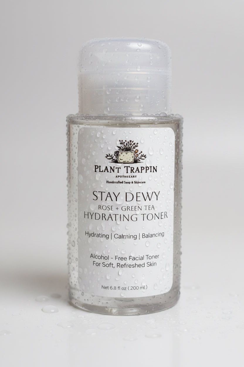 STAY DEWY Rose + Green Tea Hydrating Toner | 6.8 fl oz