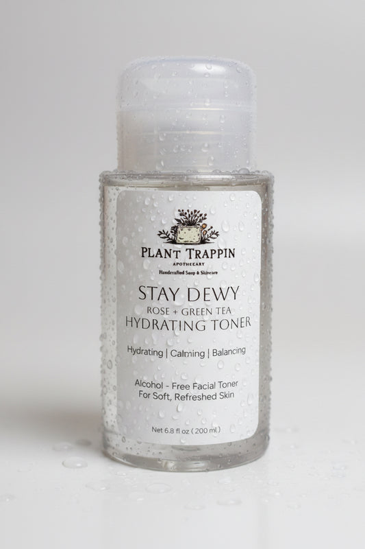 STAY DEWY Rose + Green Tea Hydrating Toner | 6.8 fl oz