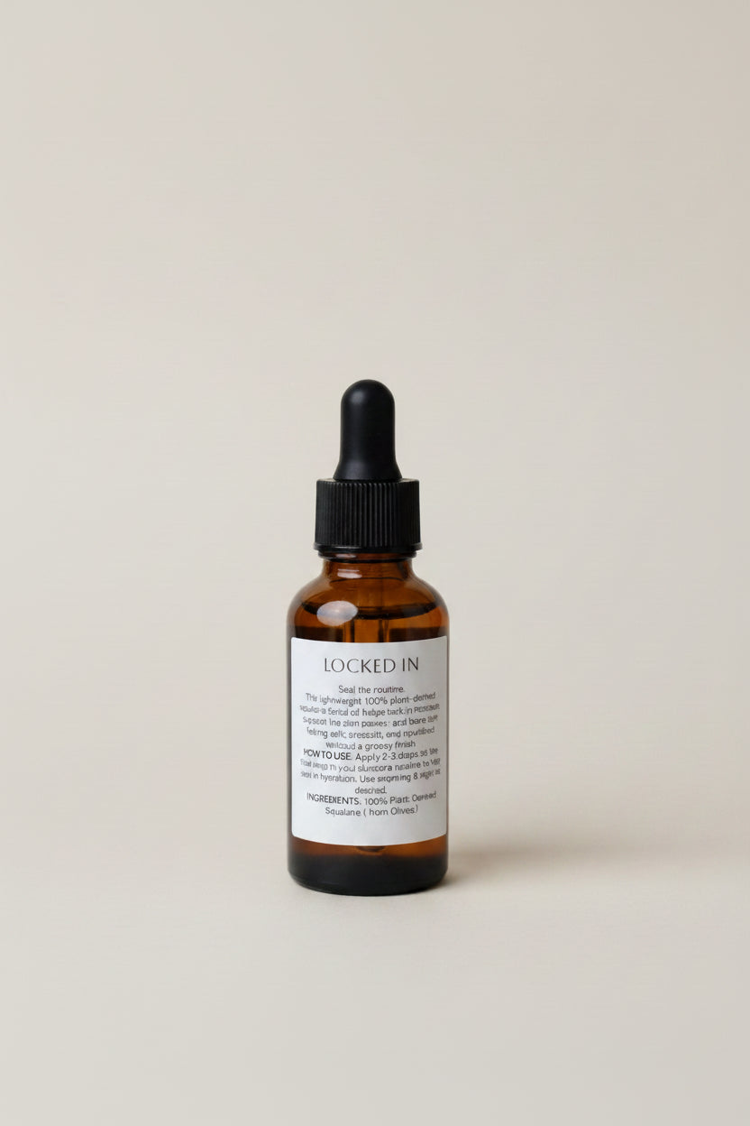 LOCKED IN 100% Plant-Derived Squalane Facial Oil | 1 fl oz